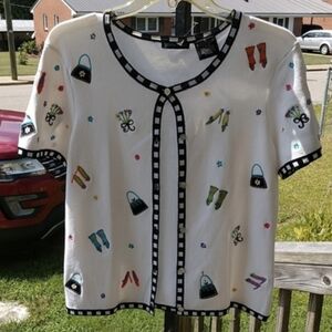 🔥🔥Shrug Cool Yarns & Stitches  Size Medium Multi Colors